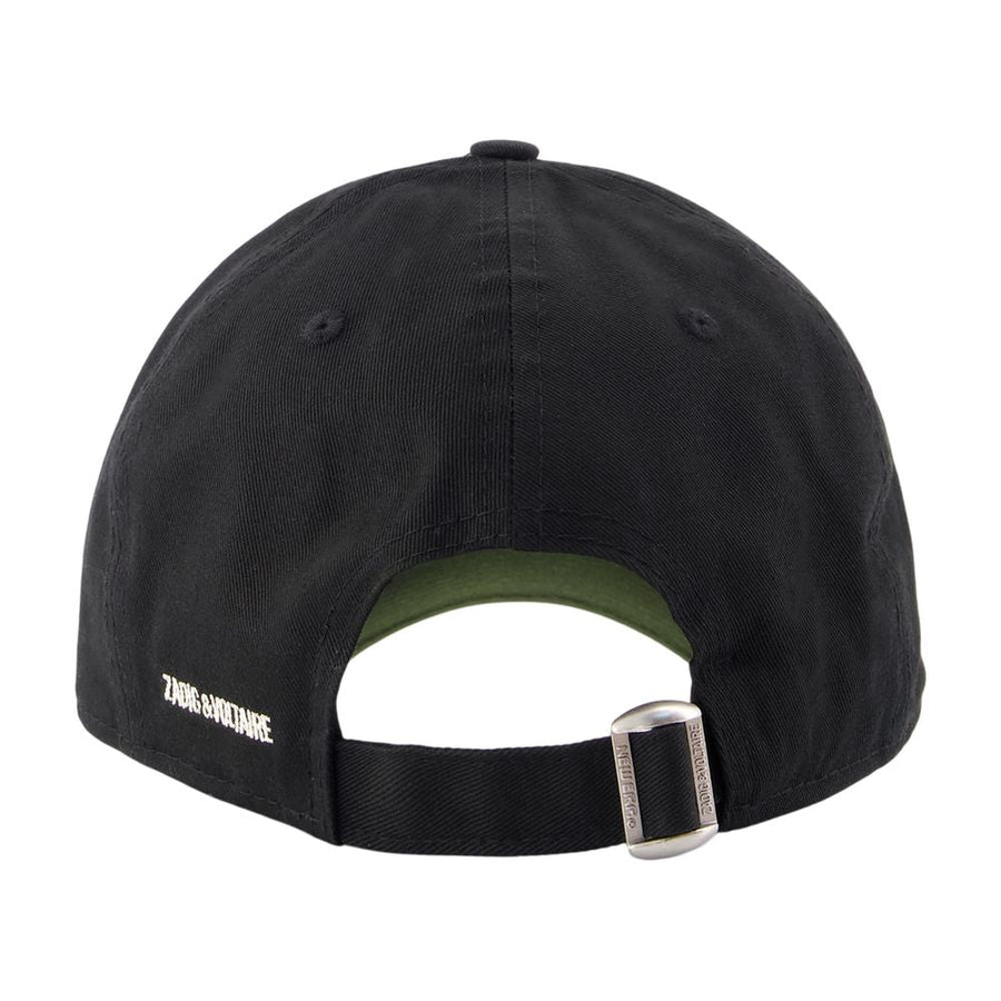 Zadig & Voltaire Owht01158-011 Cotton Baseball Cap — Black Caps
