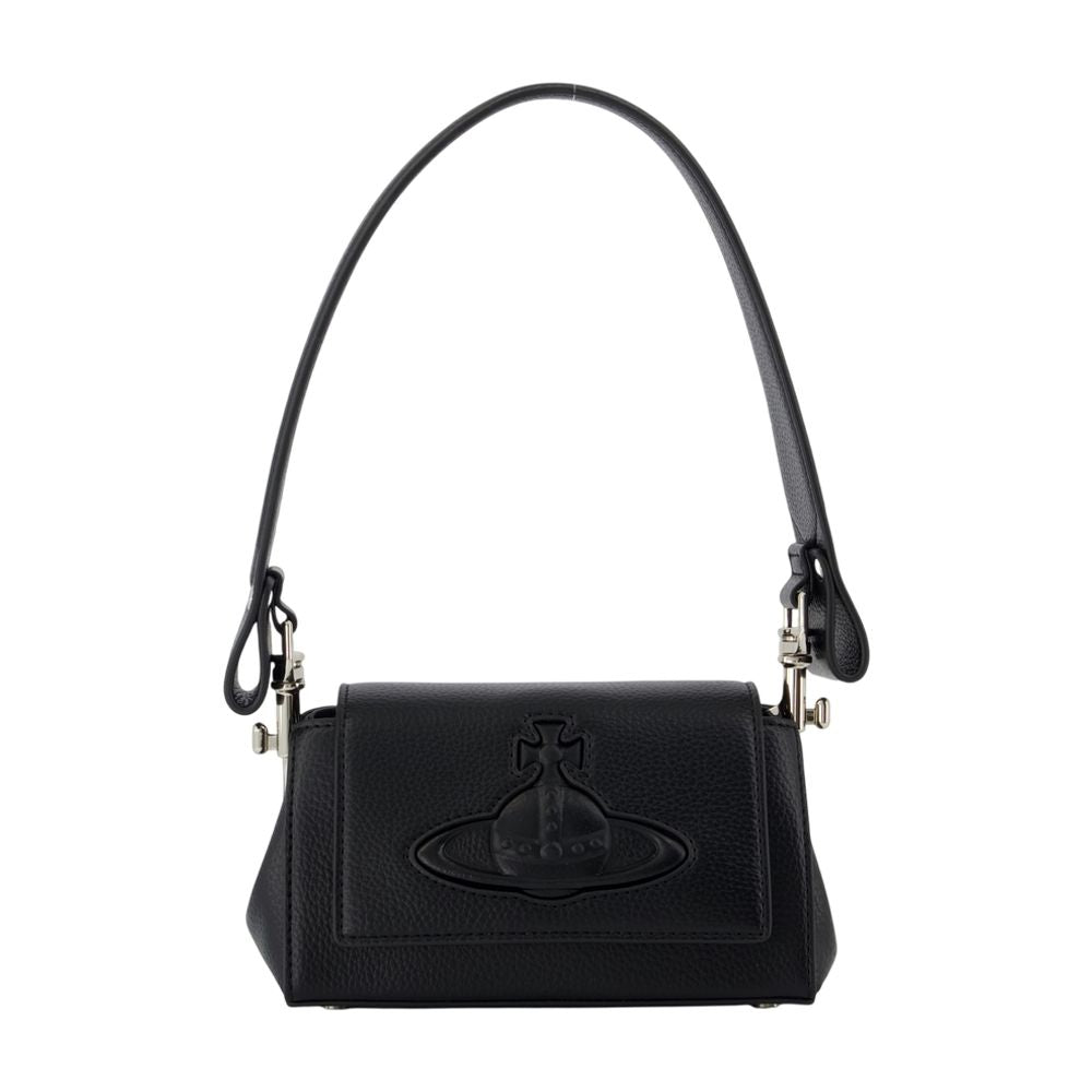 Vivienne Westwood Hazel Shoulder Bag — Black Synthetic