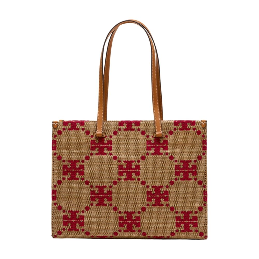 Tory Burch Tote Bag — Beige Synthetic