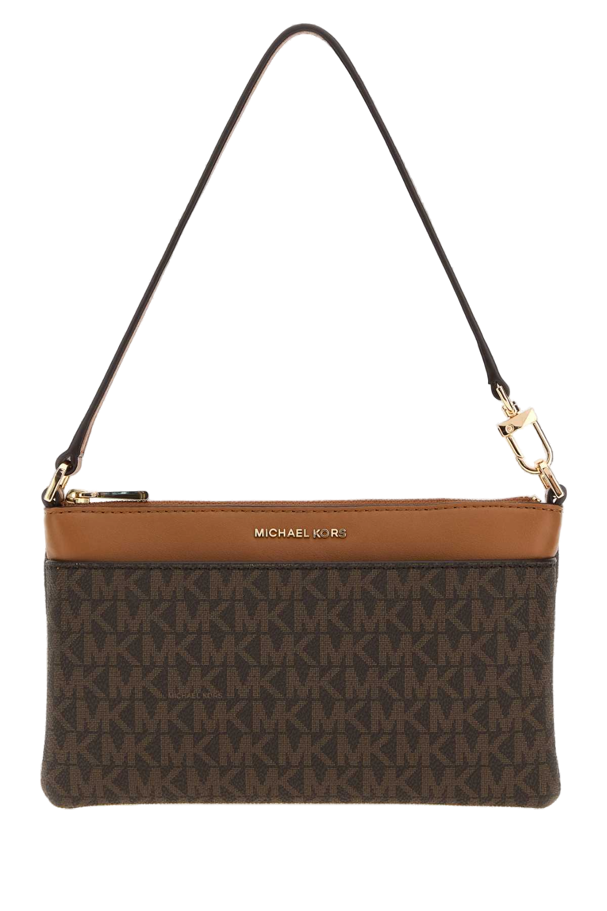 Michael By Kors Conv Clutch — Brown