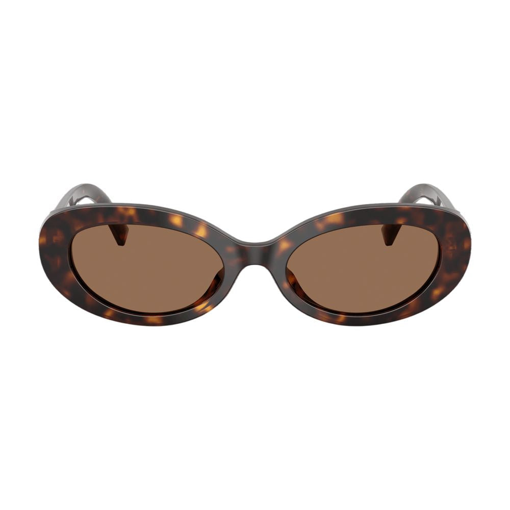 Dolce&gabbana 0dg4537 Oval Tortoiseshell Acetate Sunglasses — Brown
