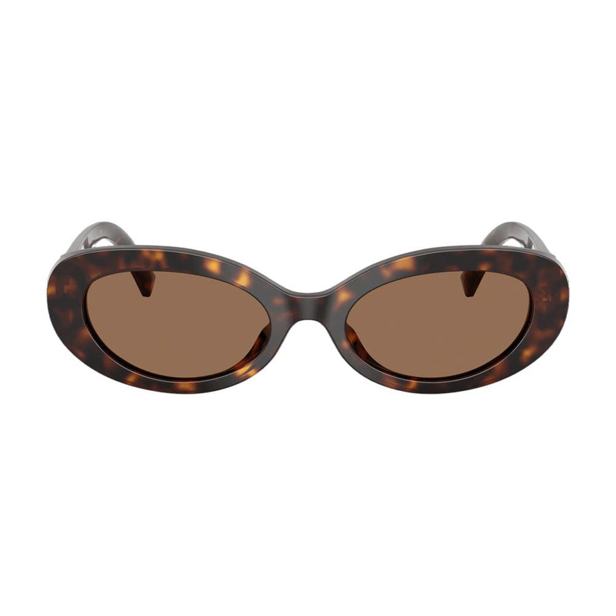 Dolce&gabbana 0dg4537 Oval Tortoiseshell Acetate Sunglasses — Brown
