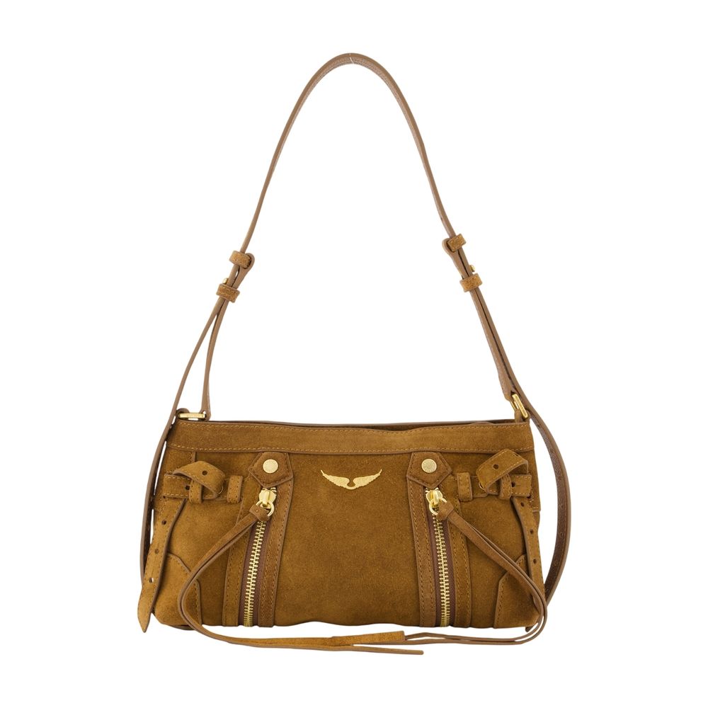 Zadig & Voltaire Shoulder Bag — Brown Calfskin