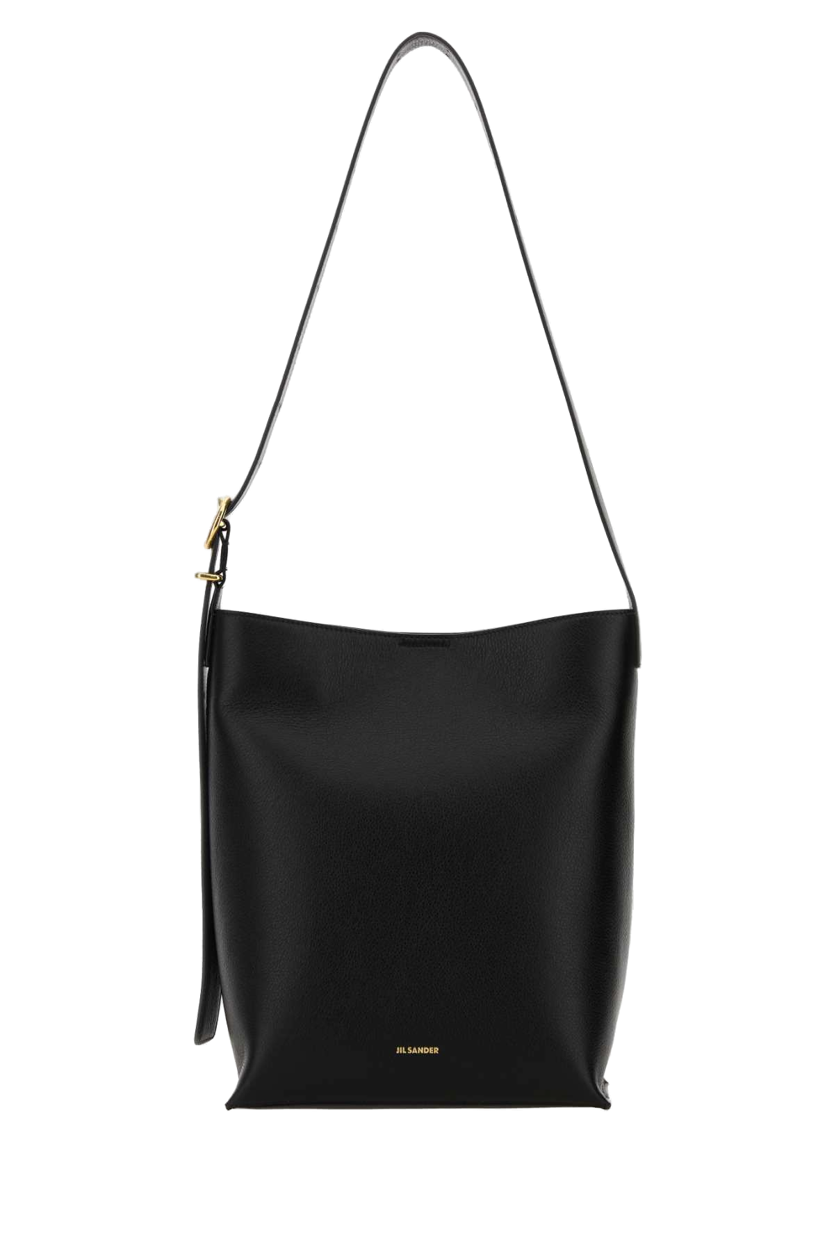Jil Sander Cannolo Shoulder Bag — Black