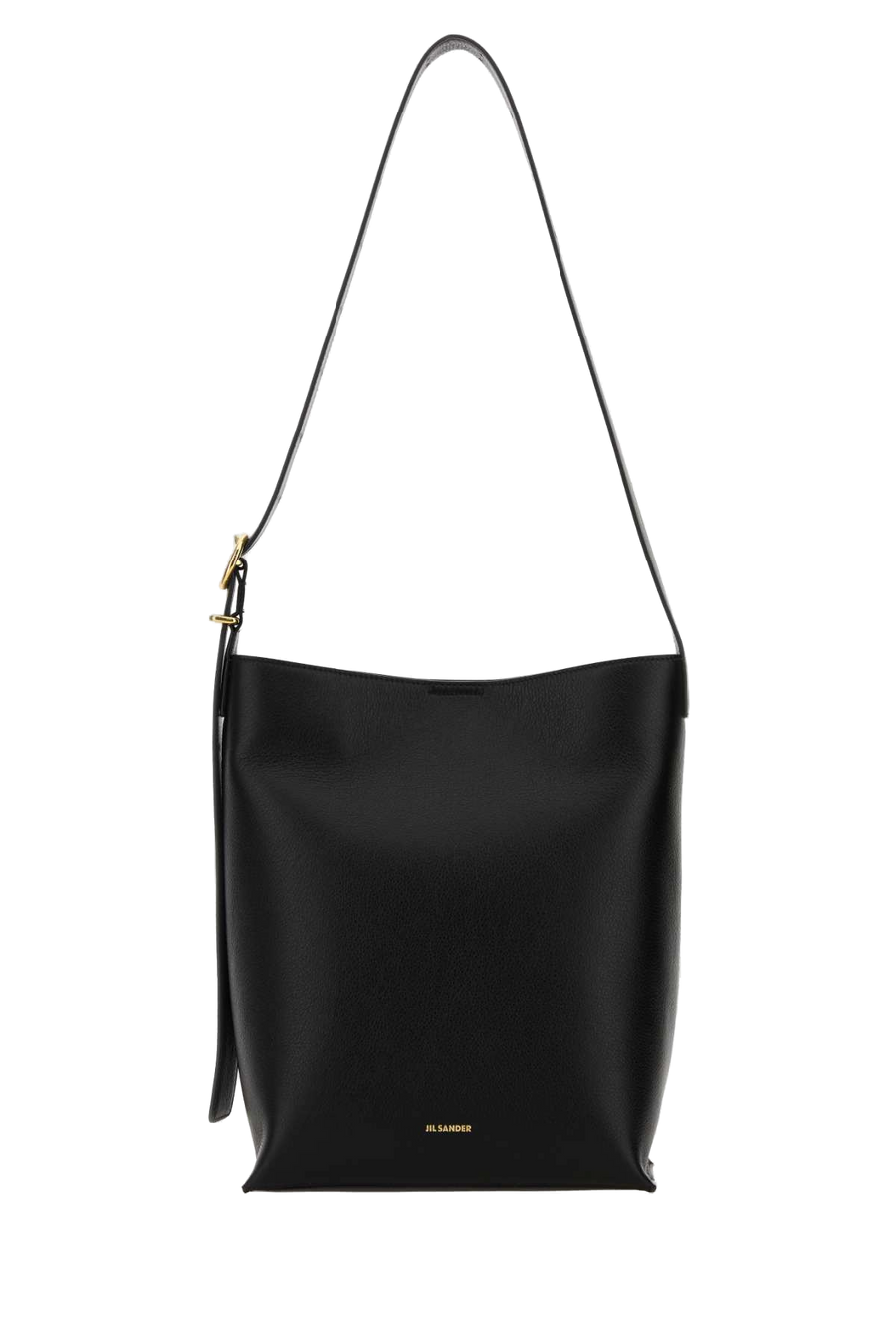 Jil Sander Cannolo Shoulder Bag — Black