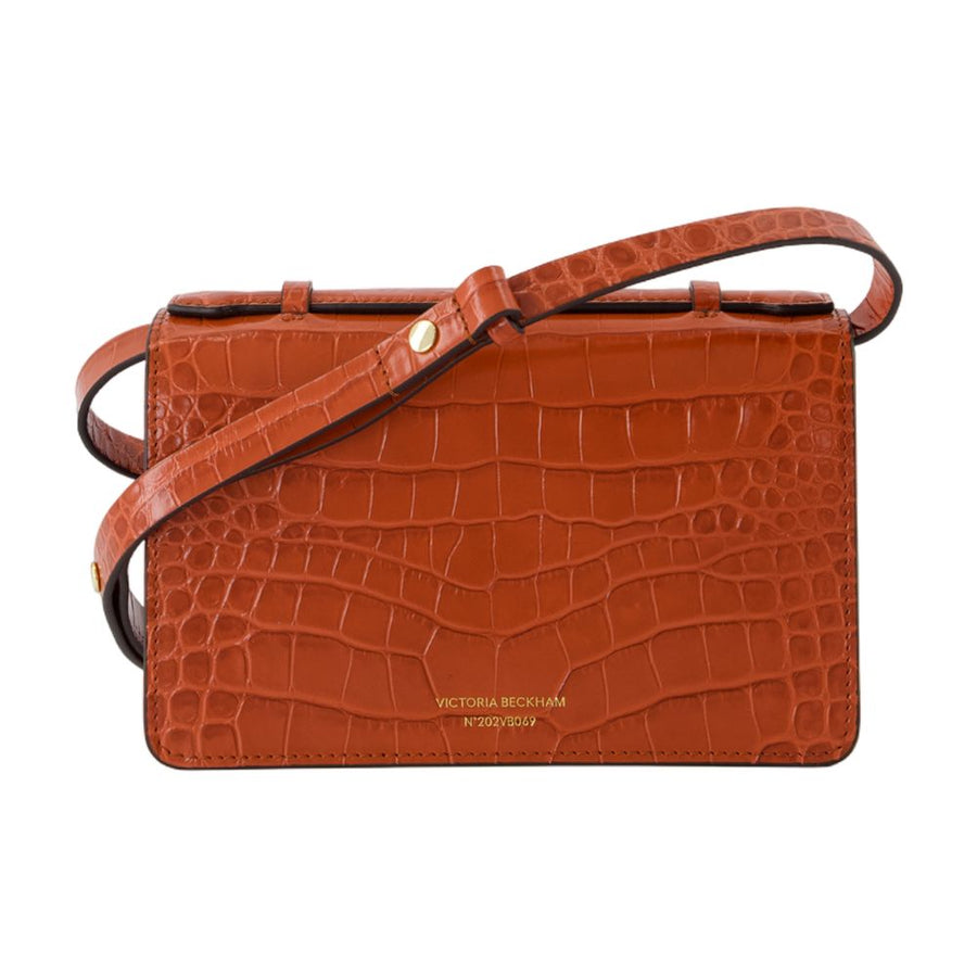Victoria Beckham Crossbody Bag — Orange Calfskin
