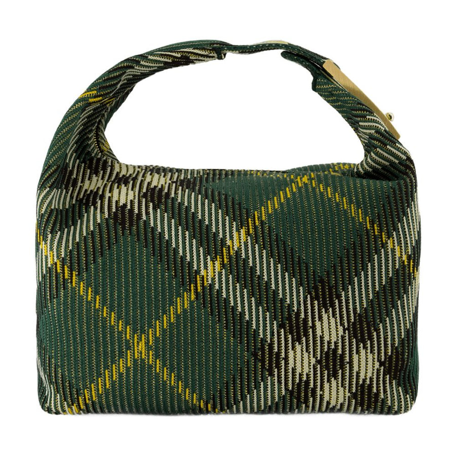 Burberry Peg Shoulder Bag — Green Nylon