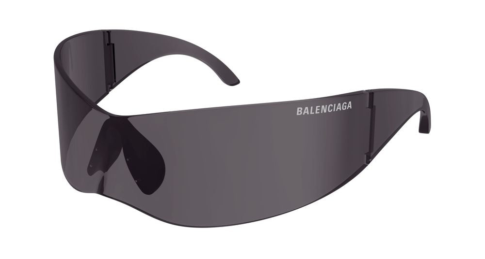 Balenciaga Bb0299s Grey Shield Nylon Fiber Sunglasses —