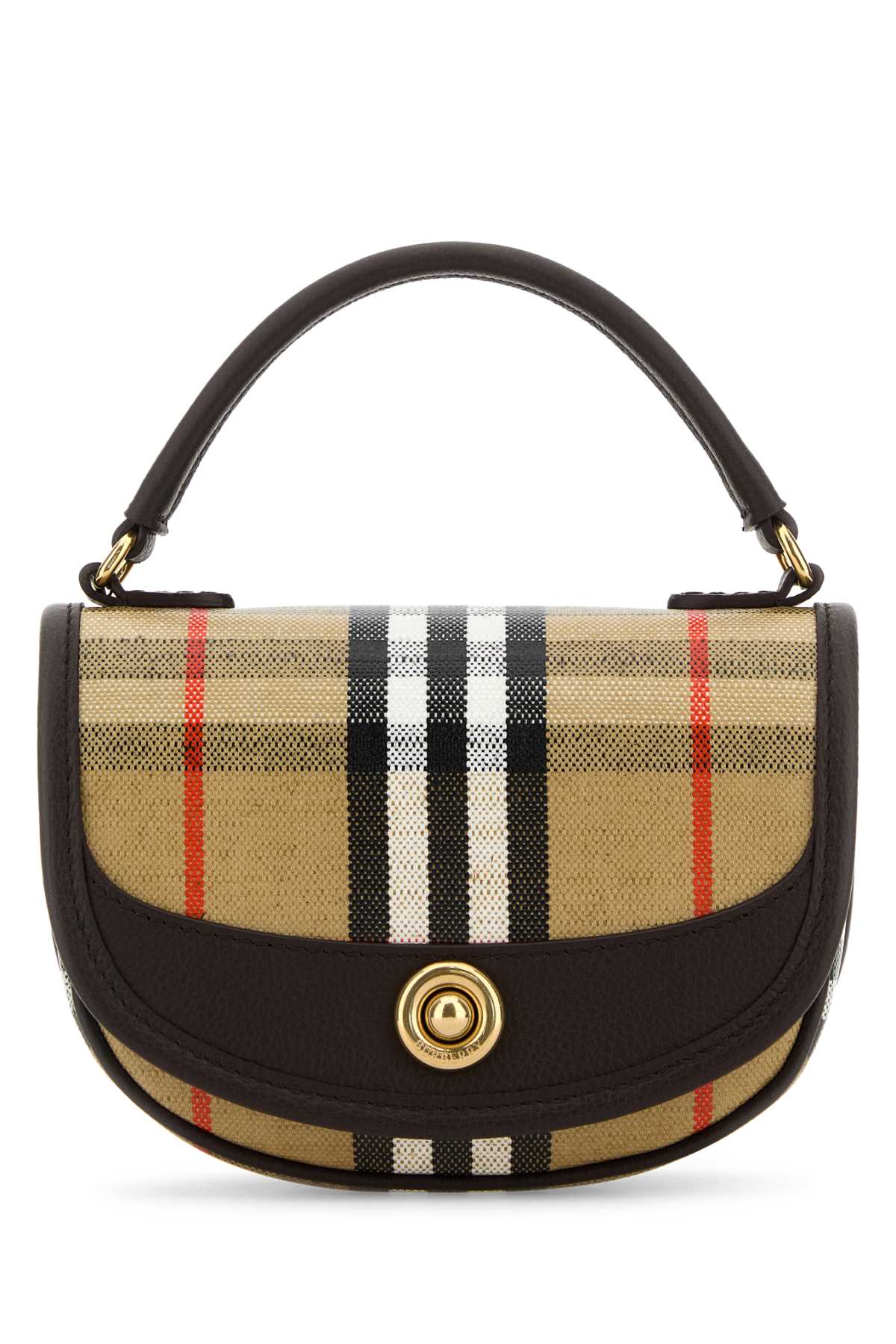 Burberry Highlands Shoulder Bag — Beige