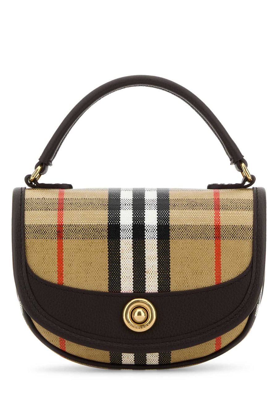 Burberry Highlands Shoulder Bag — Beige