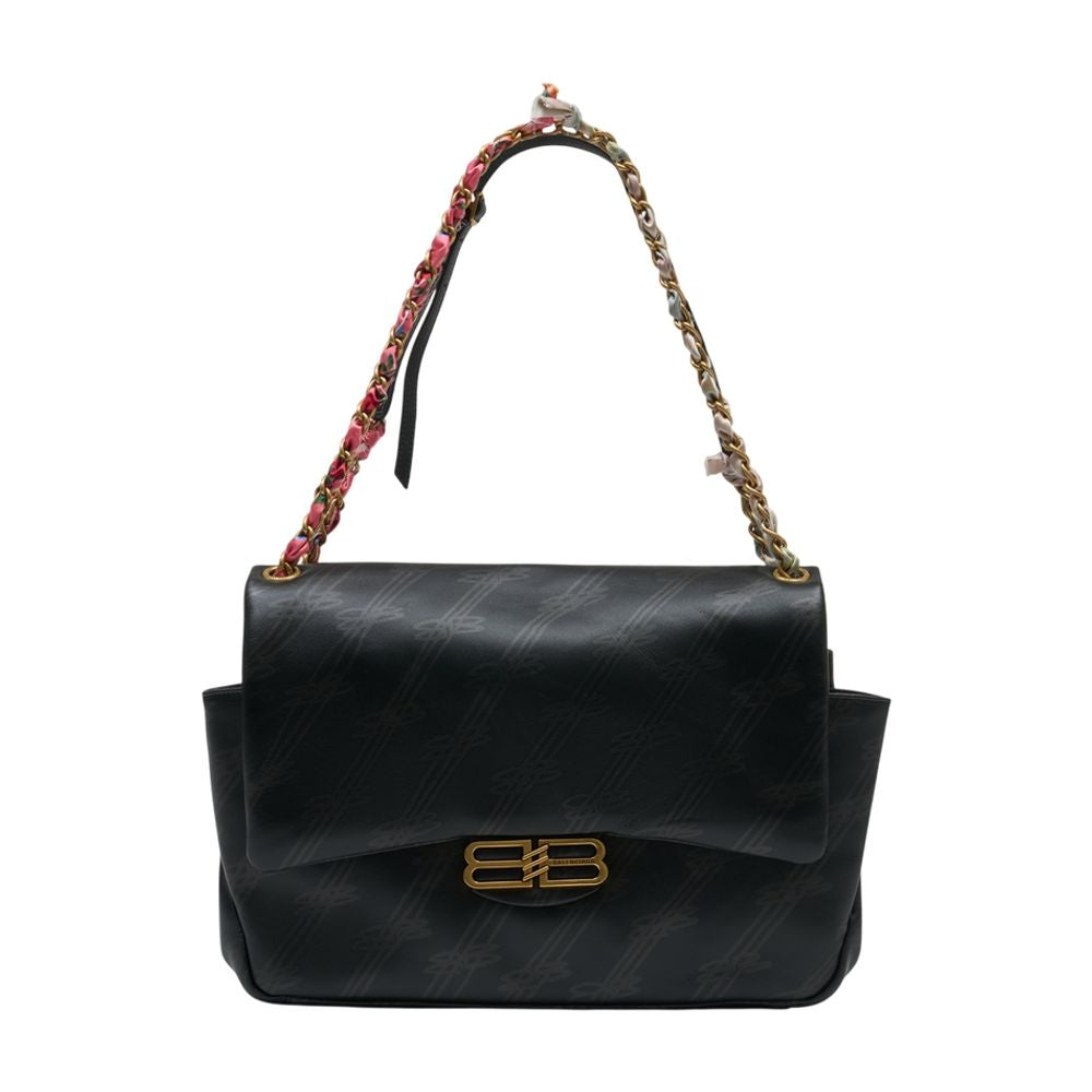 Balenciaga Shoulder Bag — Black Calfskin
