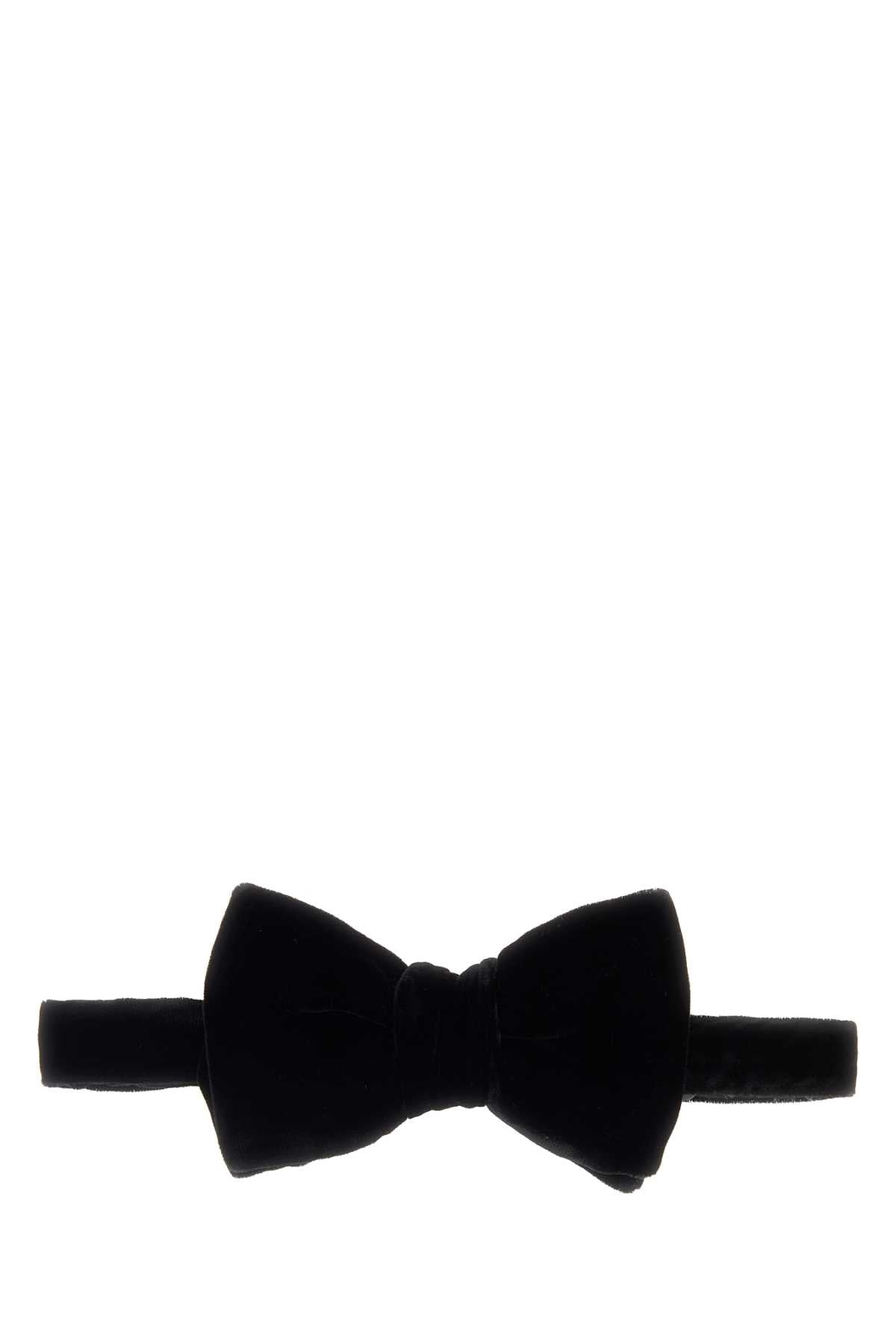 Tom Ford Fluid Bow Tie — Black Fabric: Viscose Cupro Ties