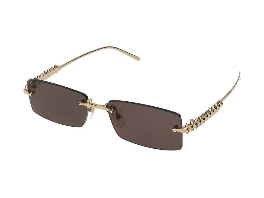 Cartier Ct0604s Sunglasses — Gold Metal
