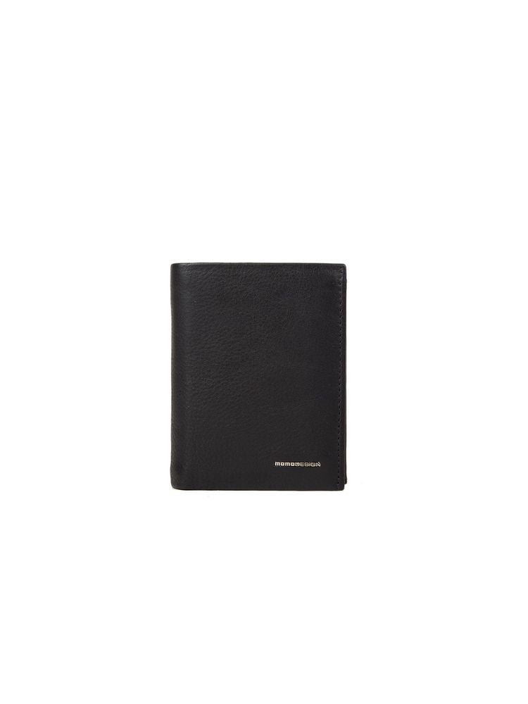 Momo Design Genuine Leather Wallet — Black