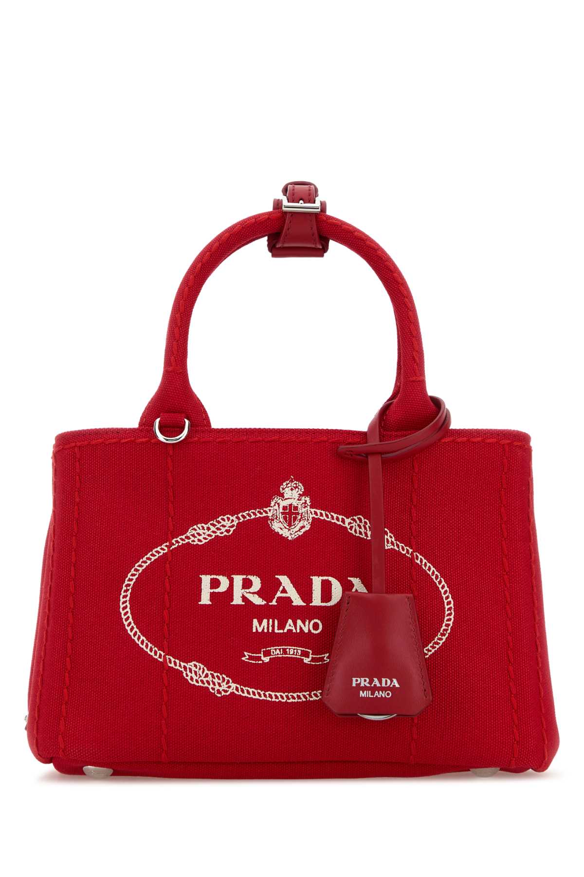 Prada Mano Tote Bag — Red