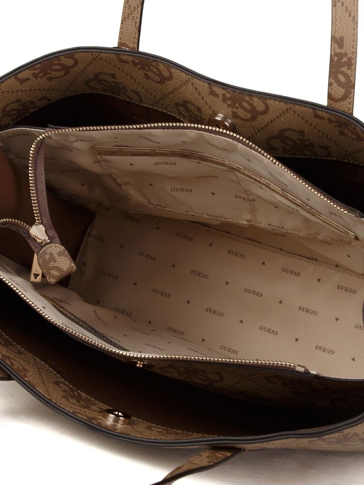 Guess Tote Bag — Beige Polyurethane