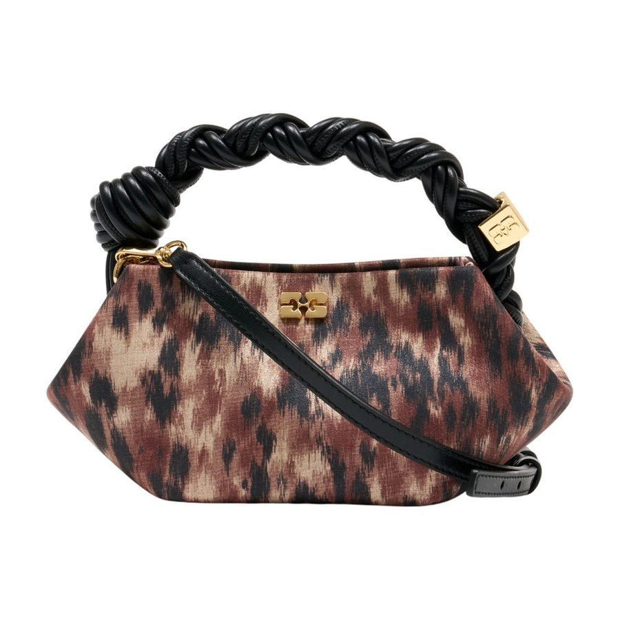 Ganni Bou Shoulder Bag — Brown Synthetic