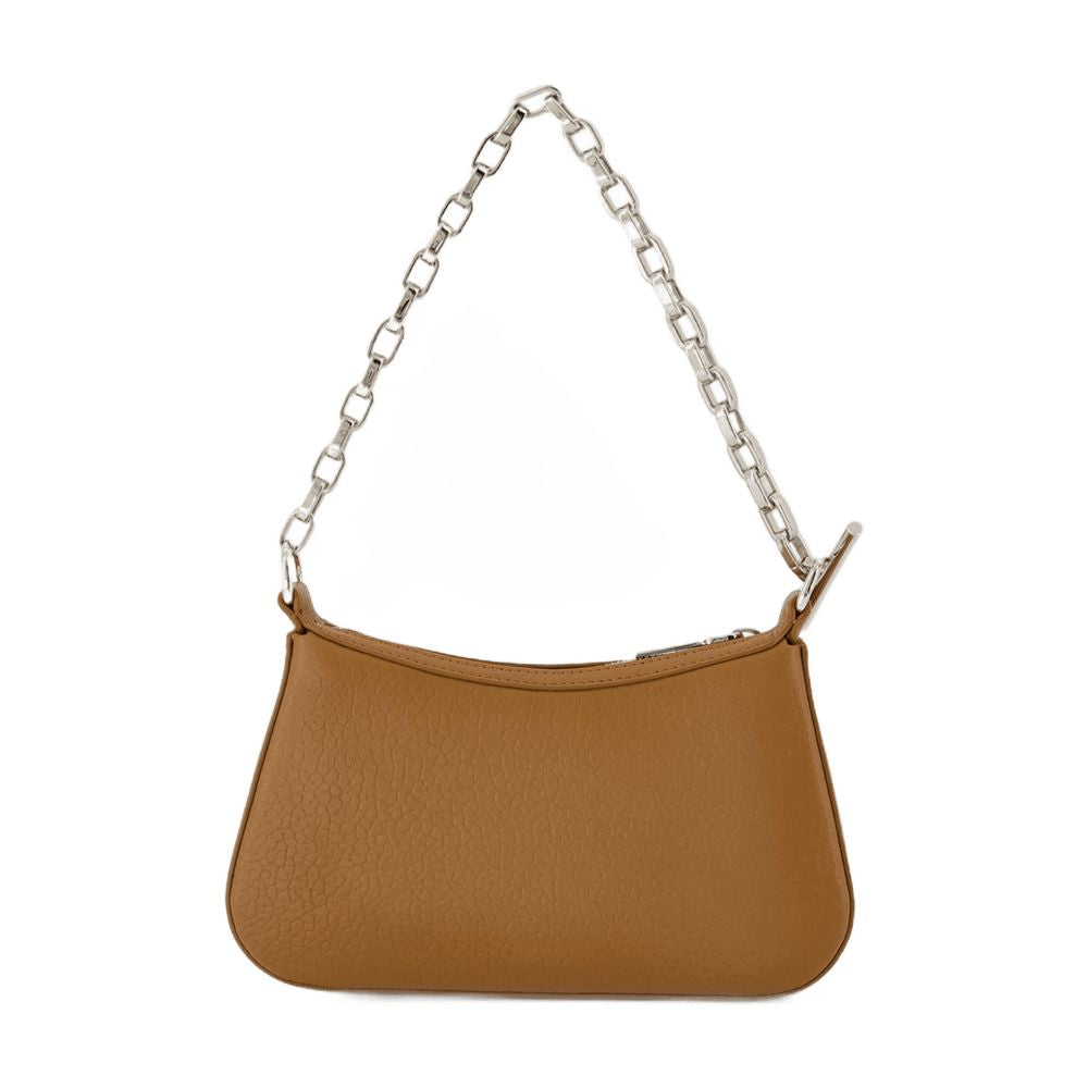 Alexander Mcqueen Lambskin Shoulder Bag — Brown