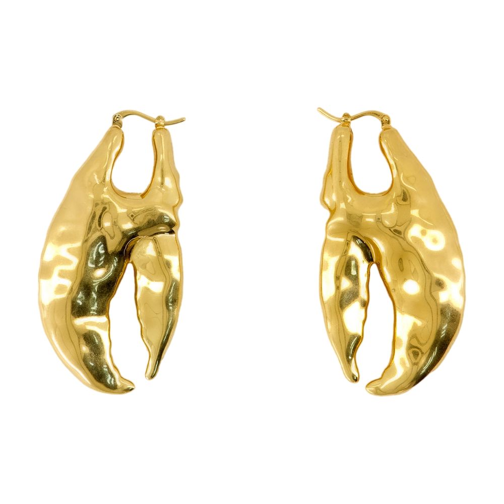 Jacquemus Earrings — Gold Metal