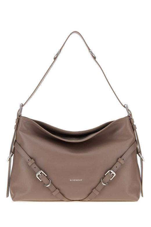 Givenchy Voyou Shoulder Bag — Taupe