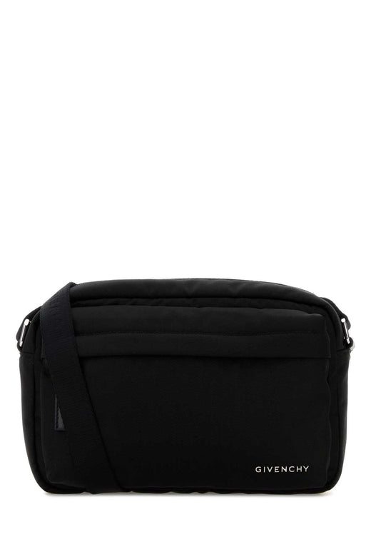 Givenchy Quilted Nylon Shoulder Bag — Black