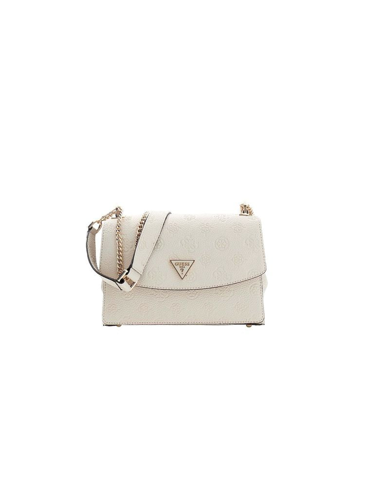 Guess Cresida Ii Crossbody Bag — White Polyurethane
