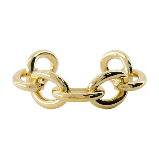 Isabel Marant Chain-Link Gold Metal Bracelet — Bracelets