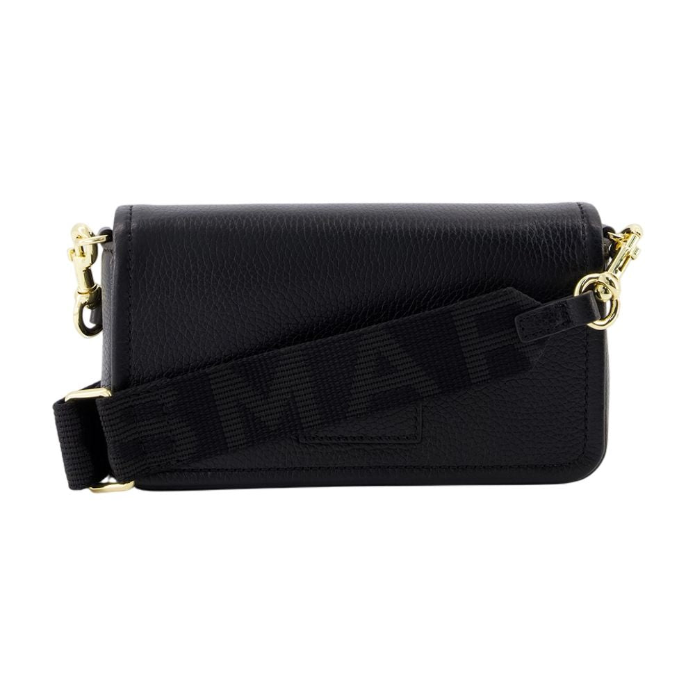Marc Jacobs Leather Crossbody Bag — Black Cowhide