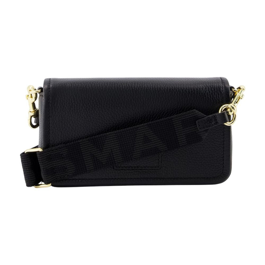 Marc Jacobs Leather Crossbody Bag — Black Cowhide