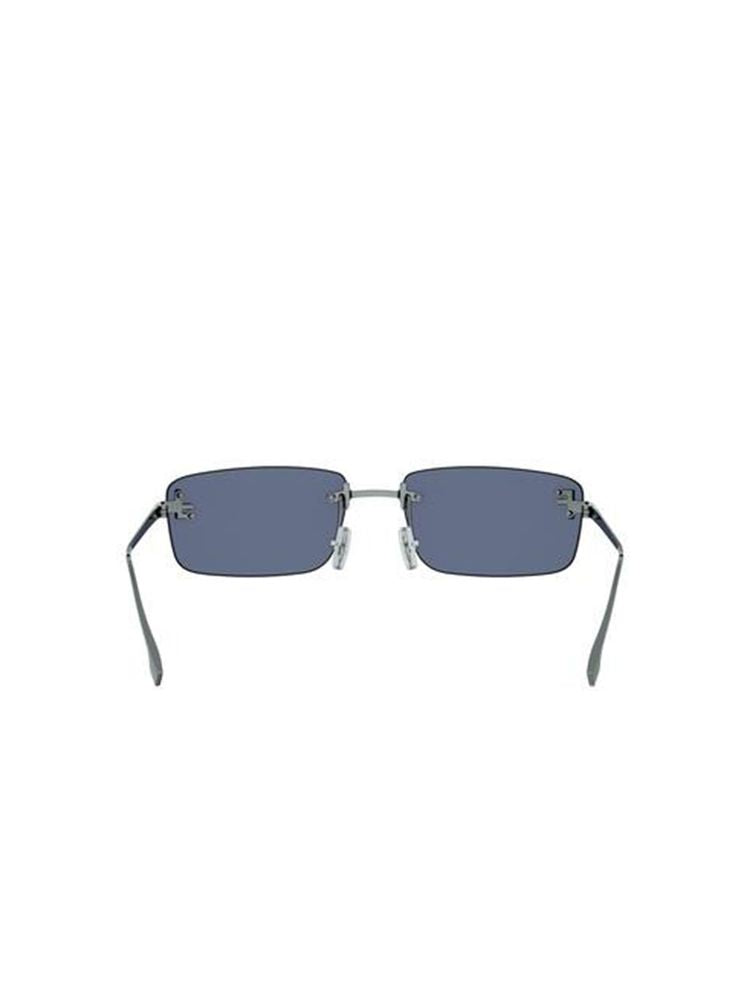 Fendi Fe4172us Metal Rectangle Sunglasses — Silver (other)