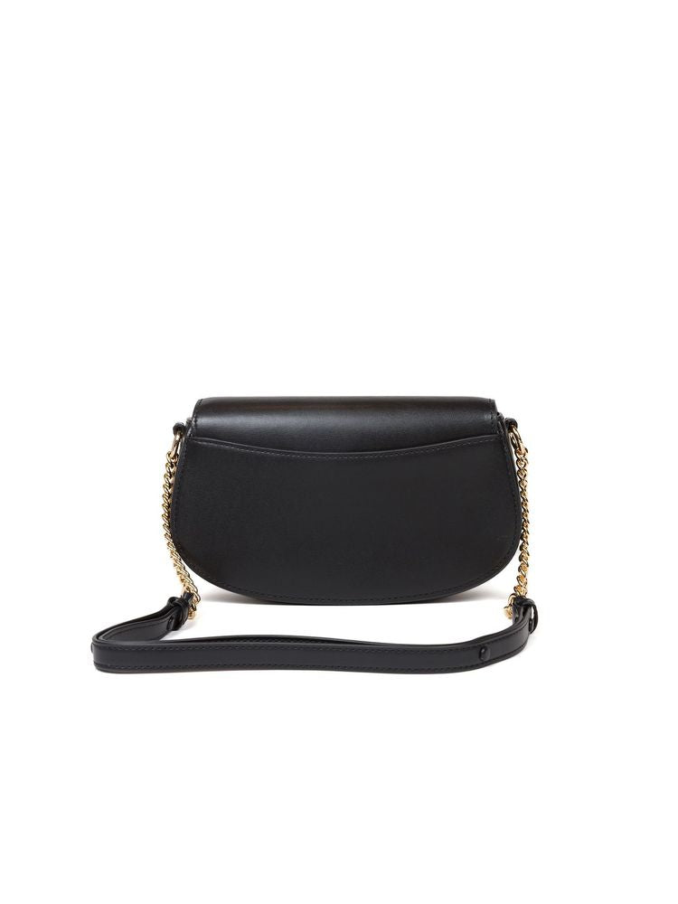 Michael Kors Crossbody Bag — Black Leather | Trim: Polyurethane