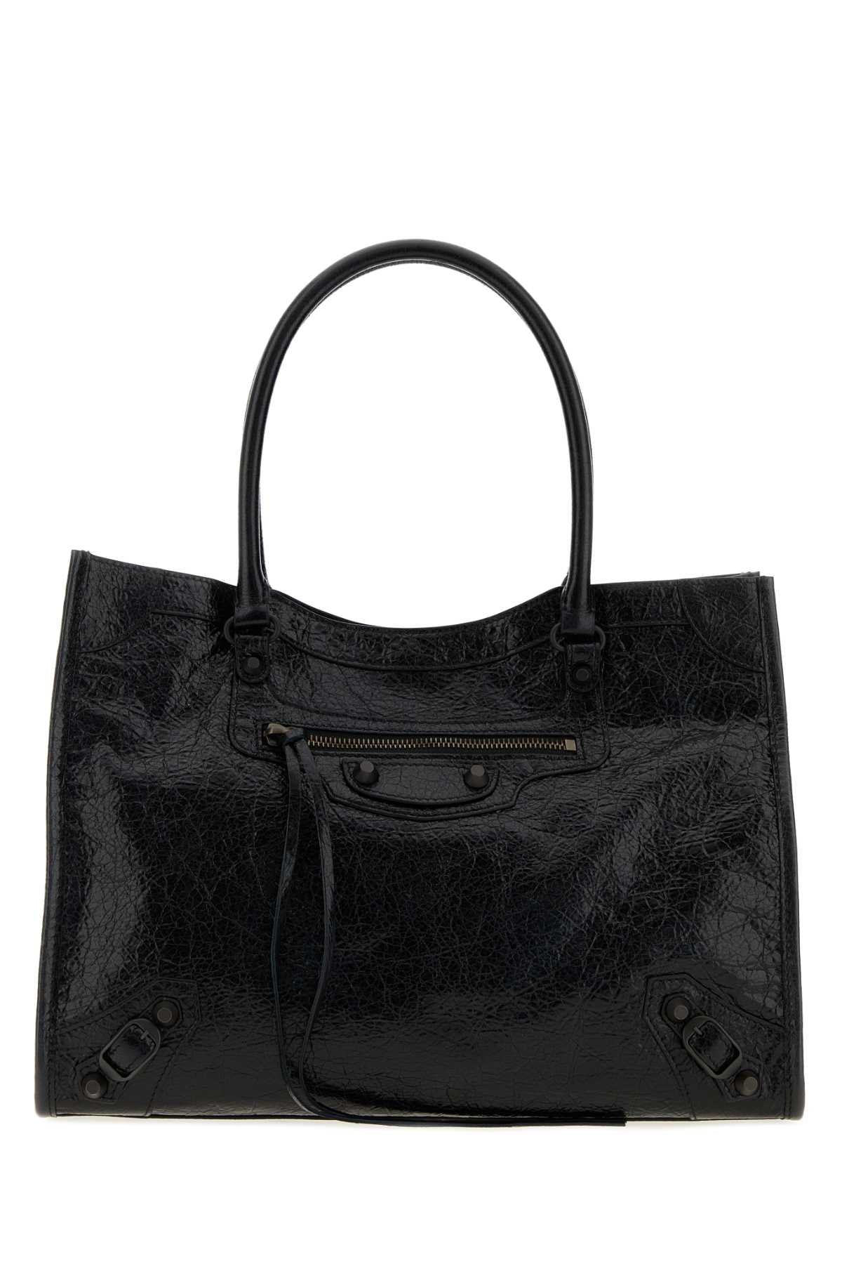 Balenciaga City Shoulder Bag — Black