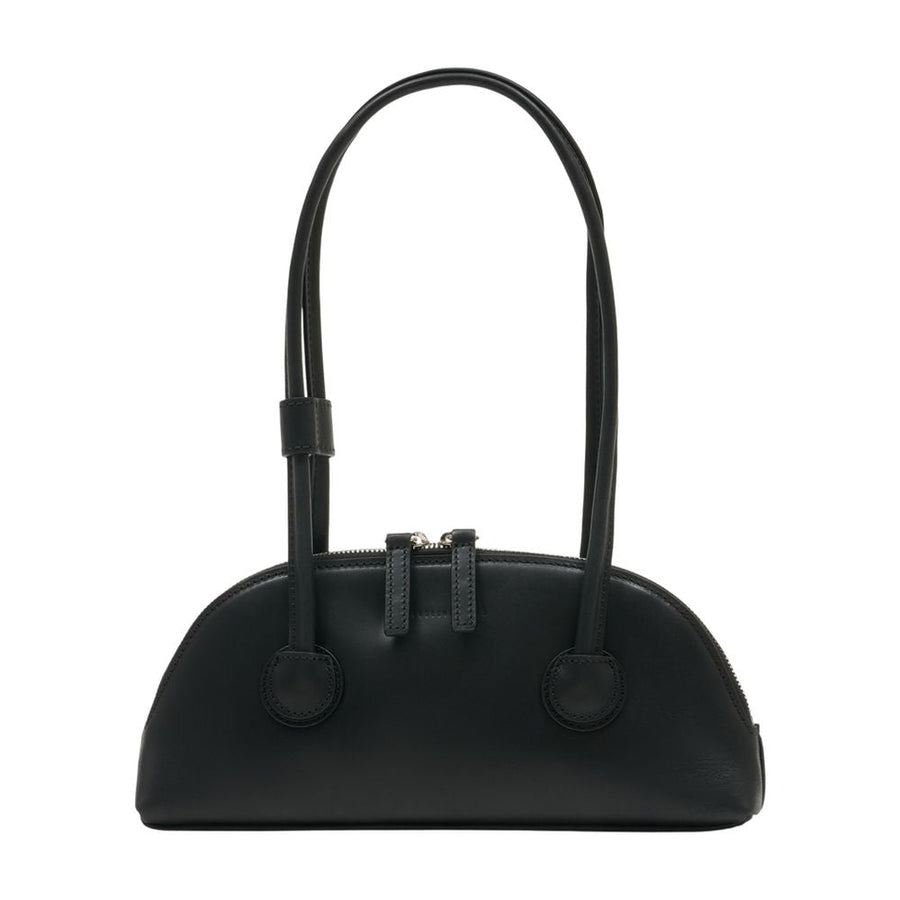 Marge Sherwood Bessette Shoulder Bag — Black Cowhide