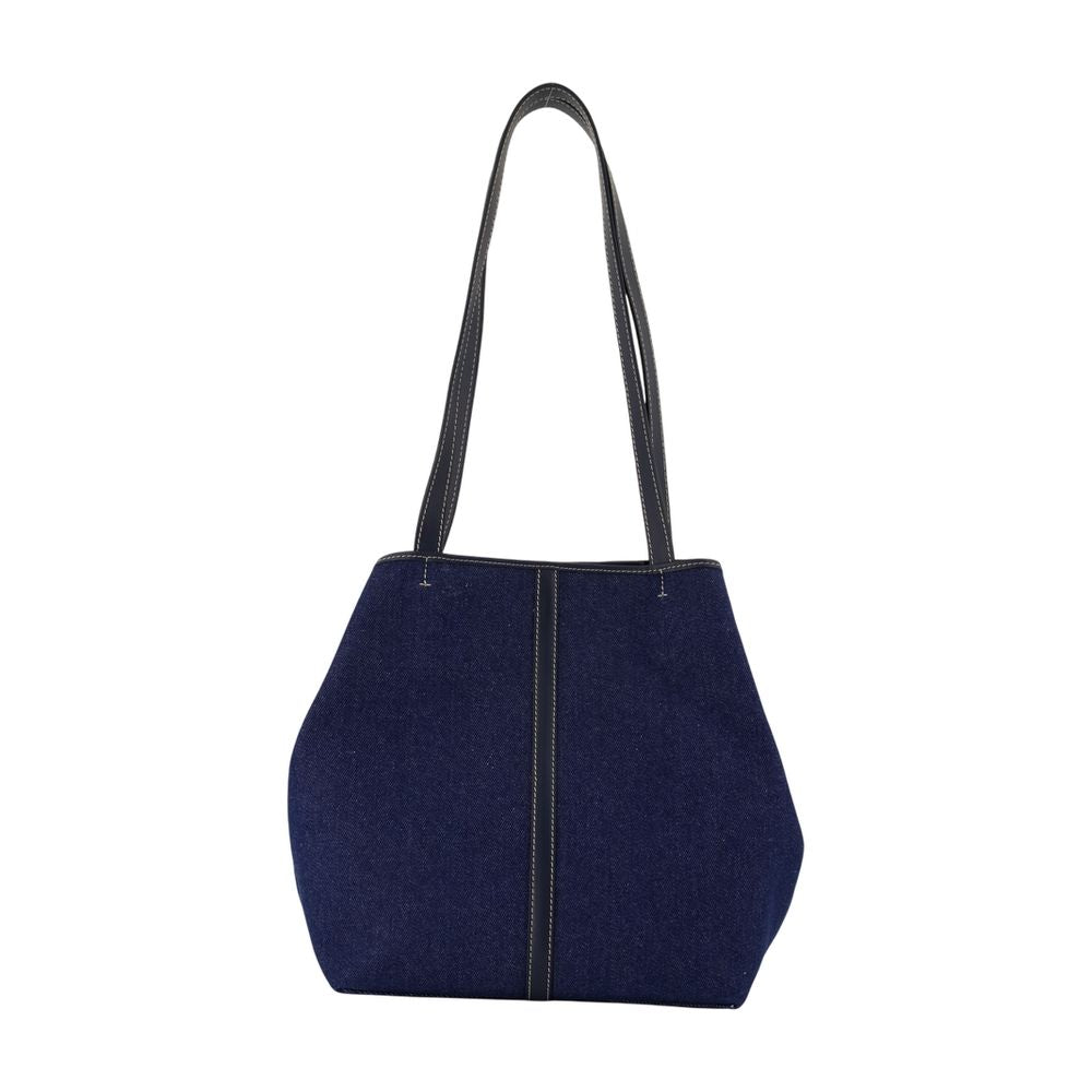 Vanessa Bruno Shopping Tote — Navy Cotton