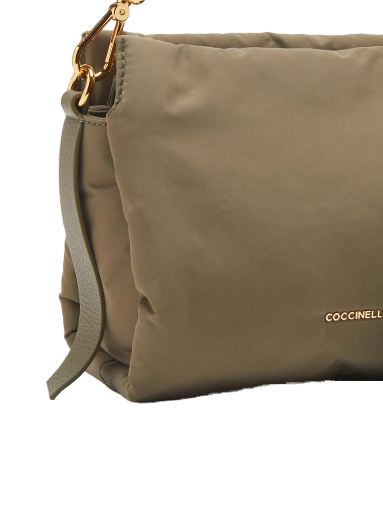 Coccinelle Boheme Shoulder Bag — Green Polyester