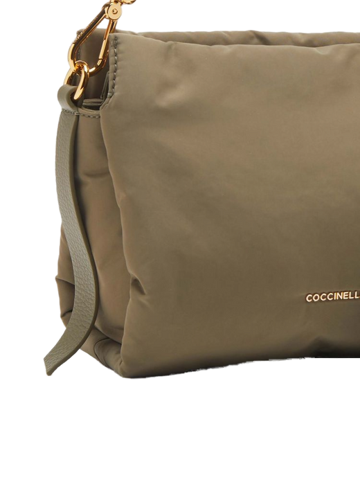 Coccinelle Boheme Shoulder Bag — Green Polyester