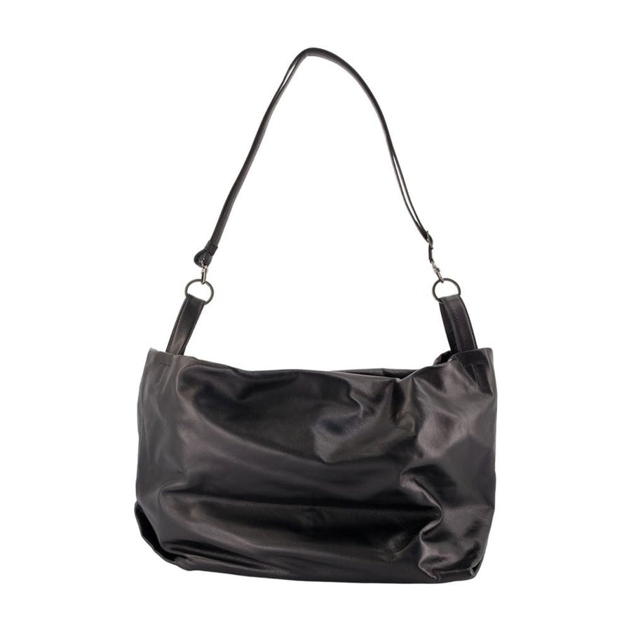 Yohji Yamamoto Hobo Bag — Black Cowhide