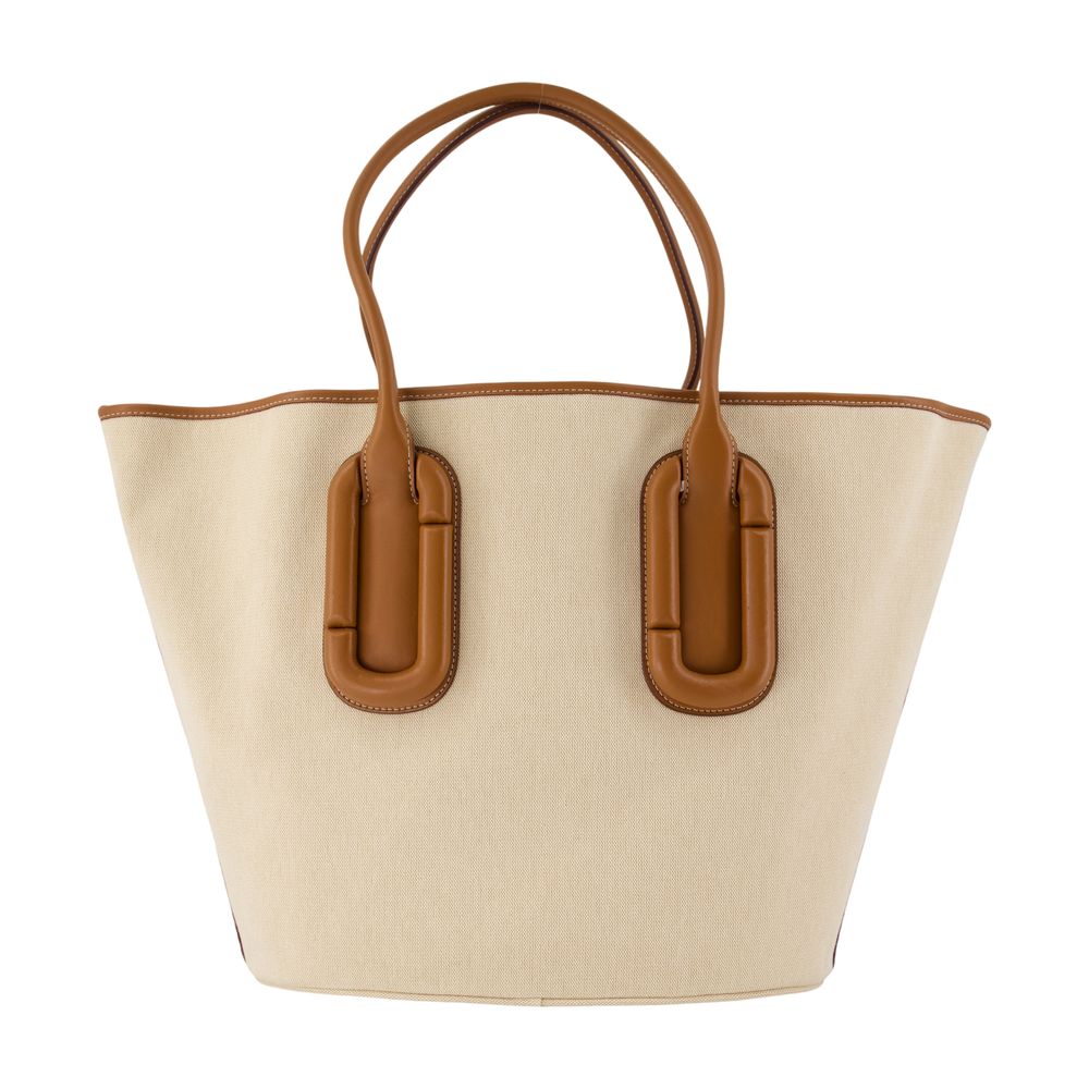 Marc Jacobs Shoulder Bag — Beige Cotton
