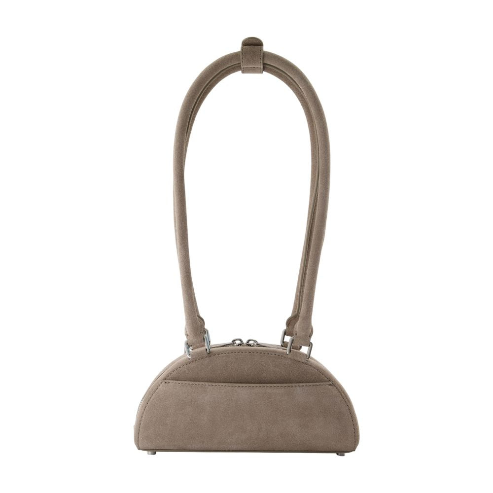 Self-Portrait Calfskin Shoulder Bag — Gray