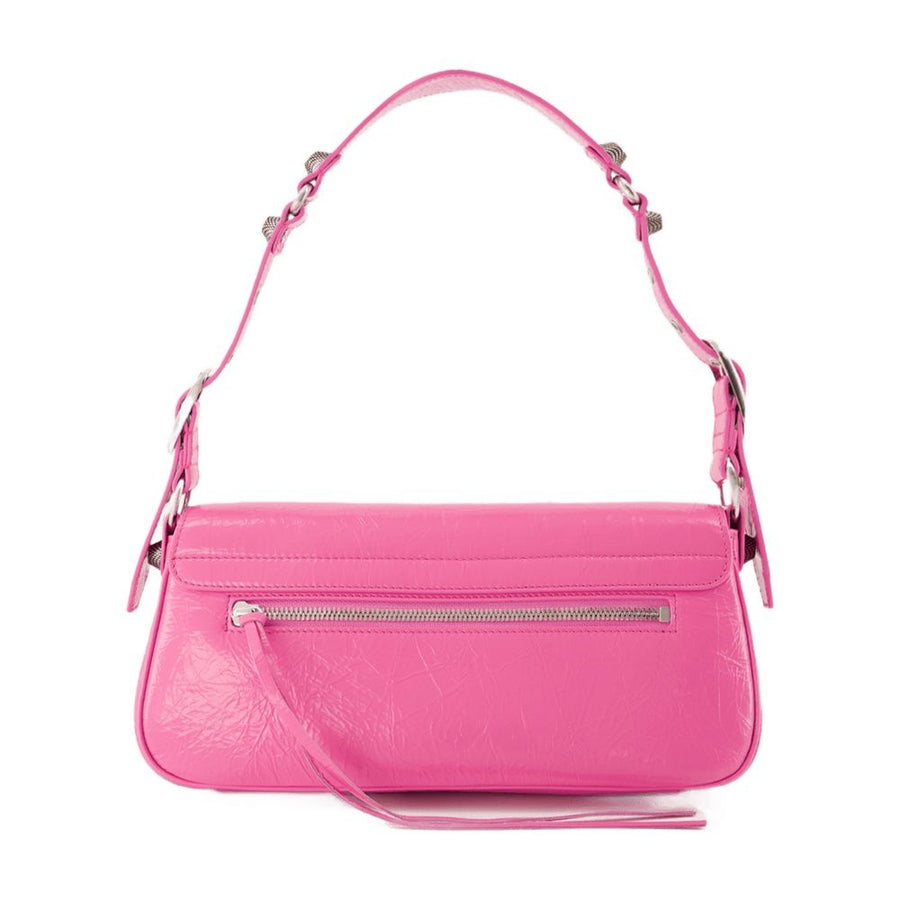 Balenciaga Le Cagole Shoulder Bag — Pink Calfskin