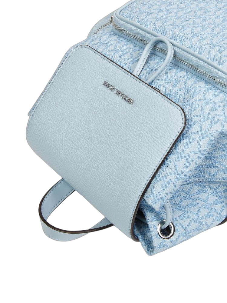 Michael Kors Backpack — Blue Polyvinyl Chloride