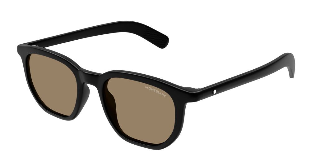 Montblanc Mb0352s Acetate Frame Sunglasses — Black
