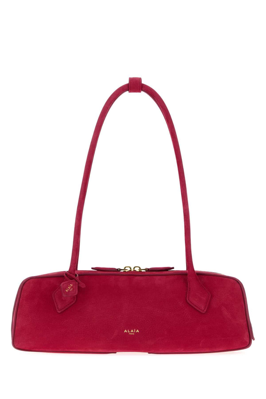 Alaia Le Teckel Shoulder Bag — Red