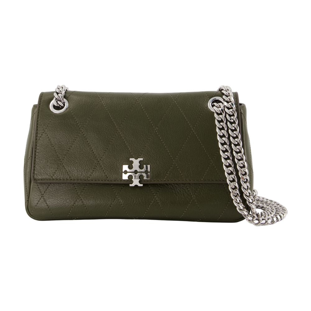 Tory Burch Shoulder Bag — Khaki Calfskin