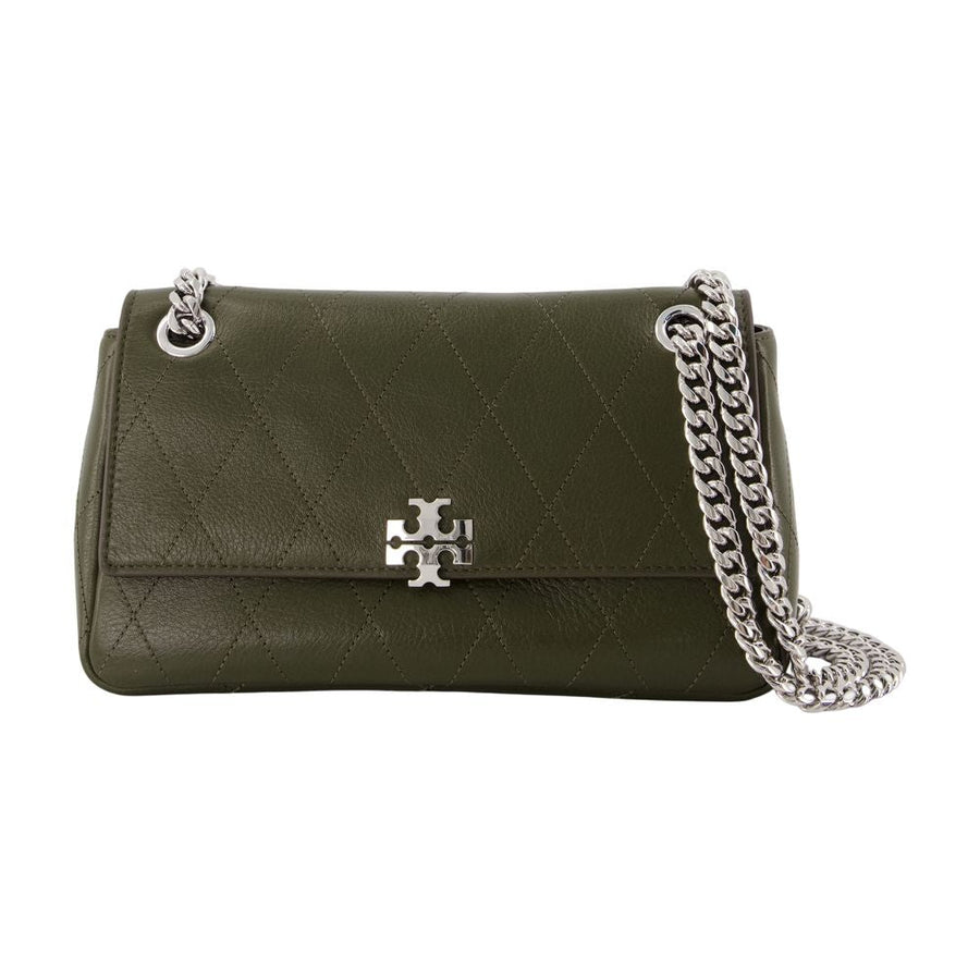 Tory Burch Shoulder Bag — Khaki Calfskin