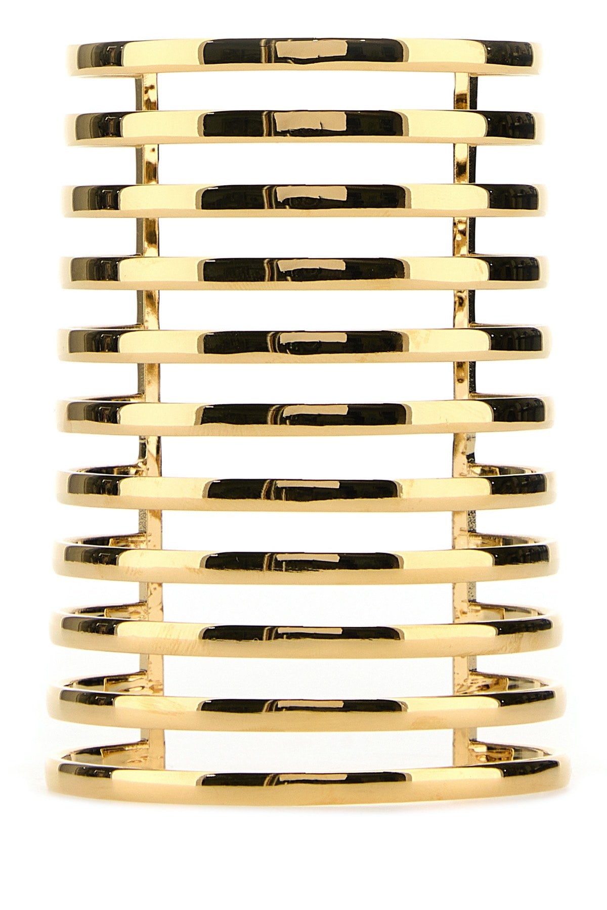 Amina Muaddi Angelica Bangle Bracelet — Gold Gold-plated Metal Bracelets