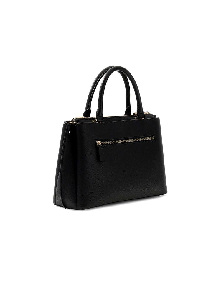 Guess Bianca Girlfriend Shoulder Bag — Black Polyurethane