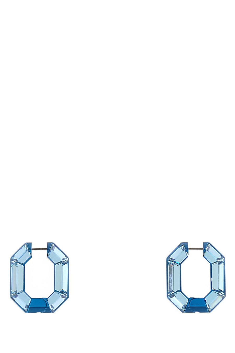 Swarovski Lucent Earrings — Blue Exterior: Crystal