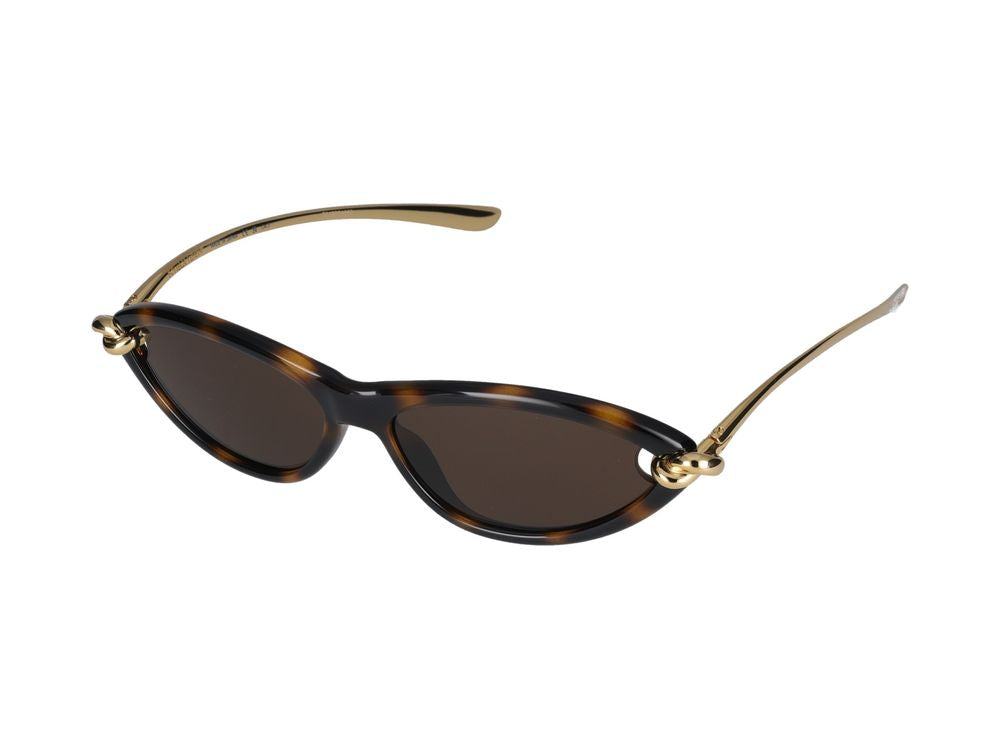 Bottega Veneta Bv1390s Sunglasses — Tortoiseshell Injected