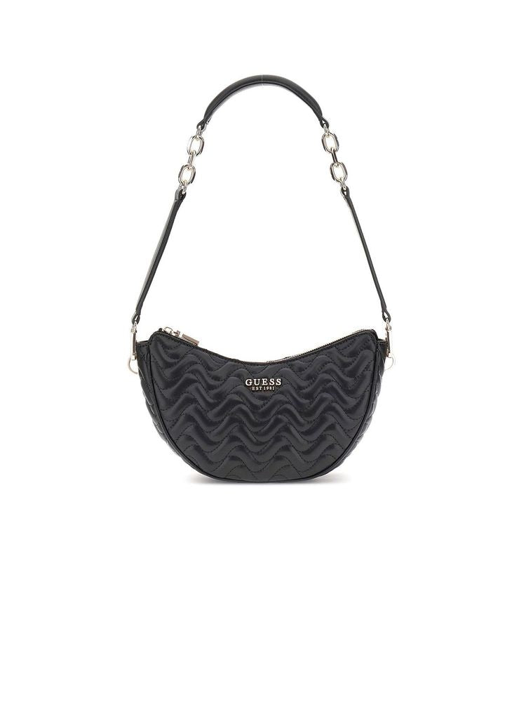 Guess Melisandra Shoulder Bag — Black Polyurethane
